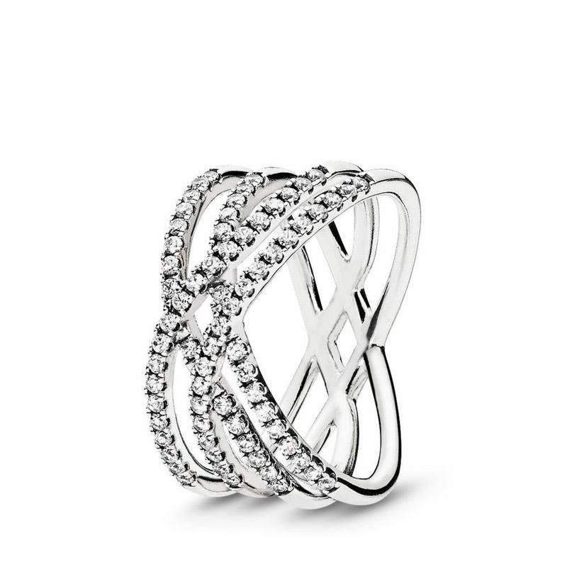 Pandora Cosmic Lines Stackable Ring Silver Egypt CM2508463